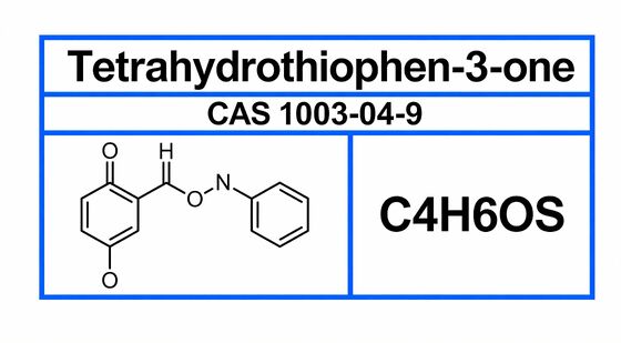 CAS 1003-04-9 Food Grade Tetrahydrothiophen-3-One Thiophene Chemical 99% High Purity  Savory, Meaty, Garlic-like, and Buttery aroma