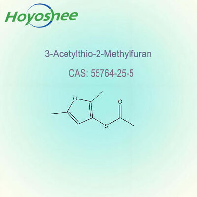 CAS:55764-25-5 High purity ETHANOICACID,S-(2-METHYL-3-FURANYL)ESTER with stable meat flavor direct manufature