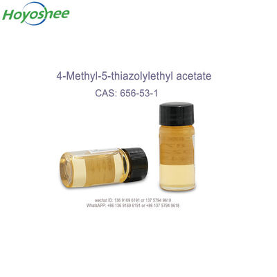 2-(4-Methyl-1,3-Thiazol-5-Yl)Ethyl Acetate Liquid Chemical Compound  CAS 656-53-1 Contributes to roasted coffee profiles