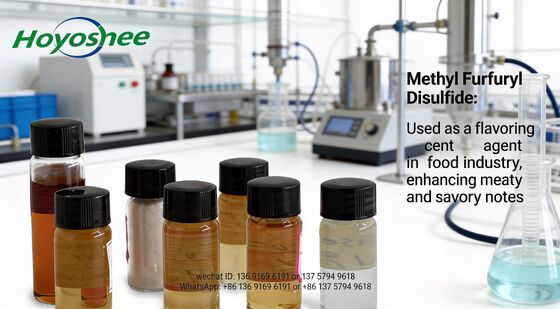 Methyl Furfuryl Disulfide CAS:57500-00-2 Toasted bread crust, Roasted meat, and Coffee aroma, with a hint of sulfur